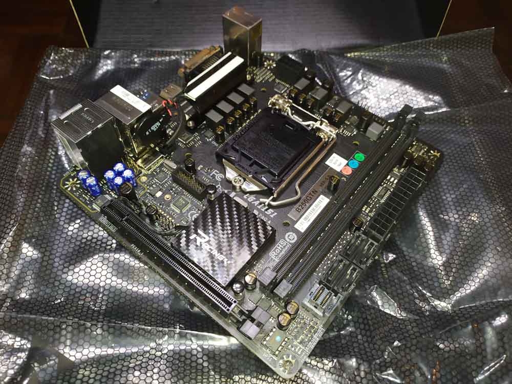 国行biostar映泰b250gtn itx底板   intel i7-7700k rma经历