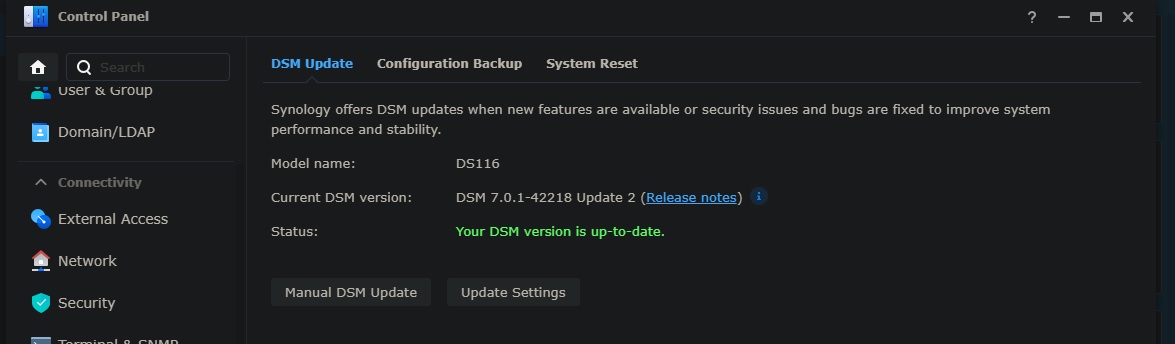 Synology DSM 7.0.1-42218 Update 2 - NAS 專集 - 電腦領域 HKEPC Hardware - 全港 ...
