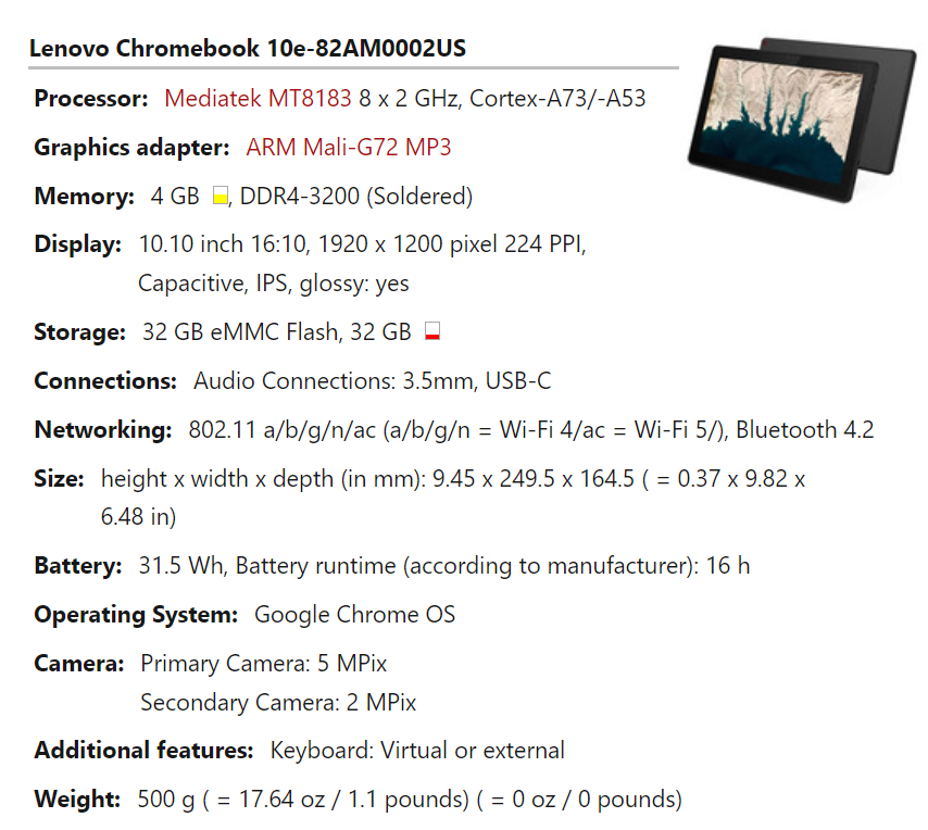 我在咸魚買左塊lenovo chromebook 10吋平板人仔480 - 平板電腦- 電腦